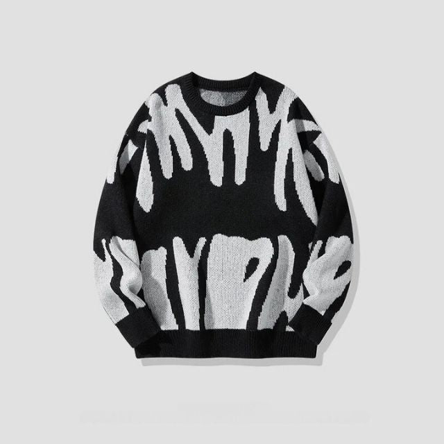Trui met Gedurfd Abstract Patroon - Tobias
