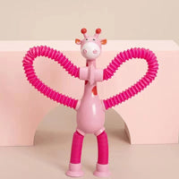 Flexibel Giraffe Speelgoed met Zuignap - StretchyGiraffe