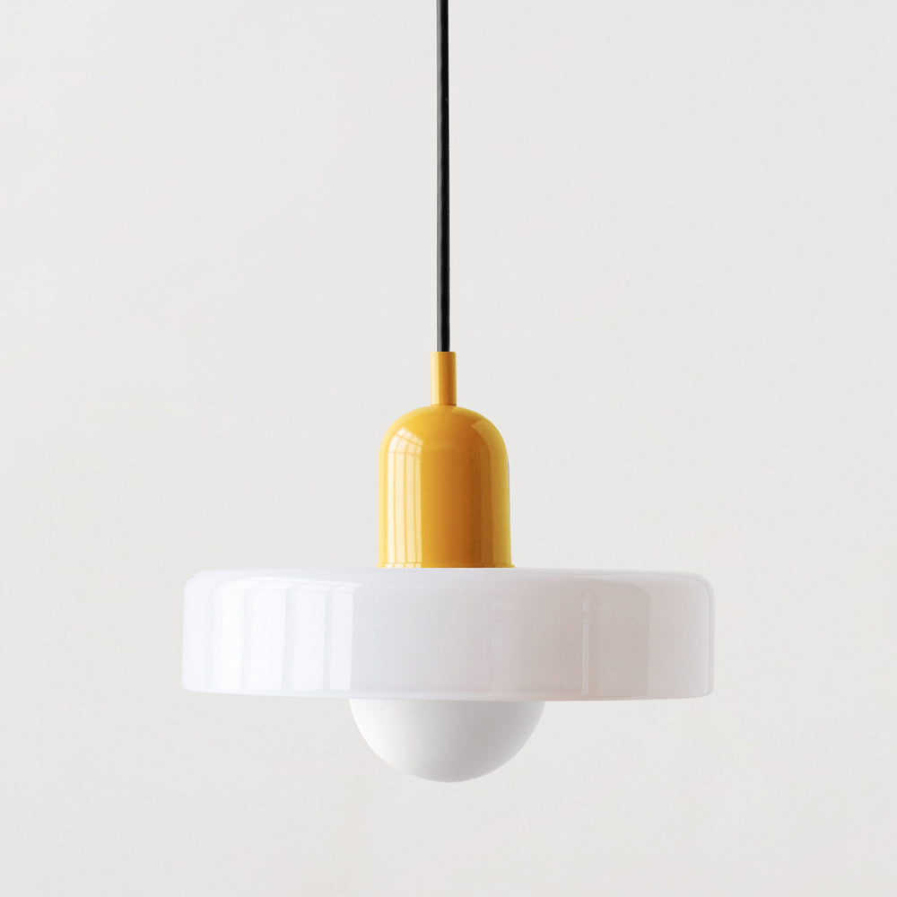 Kleurrijke Hanglamp in Bauhaus-stijl - StiloGlas