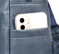 Vintage Leren Dames Rugtas - Isabella