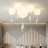 Kinder Plafondlamp met Beer en Ballon - CloudBear