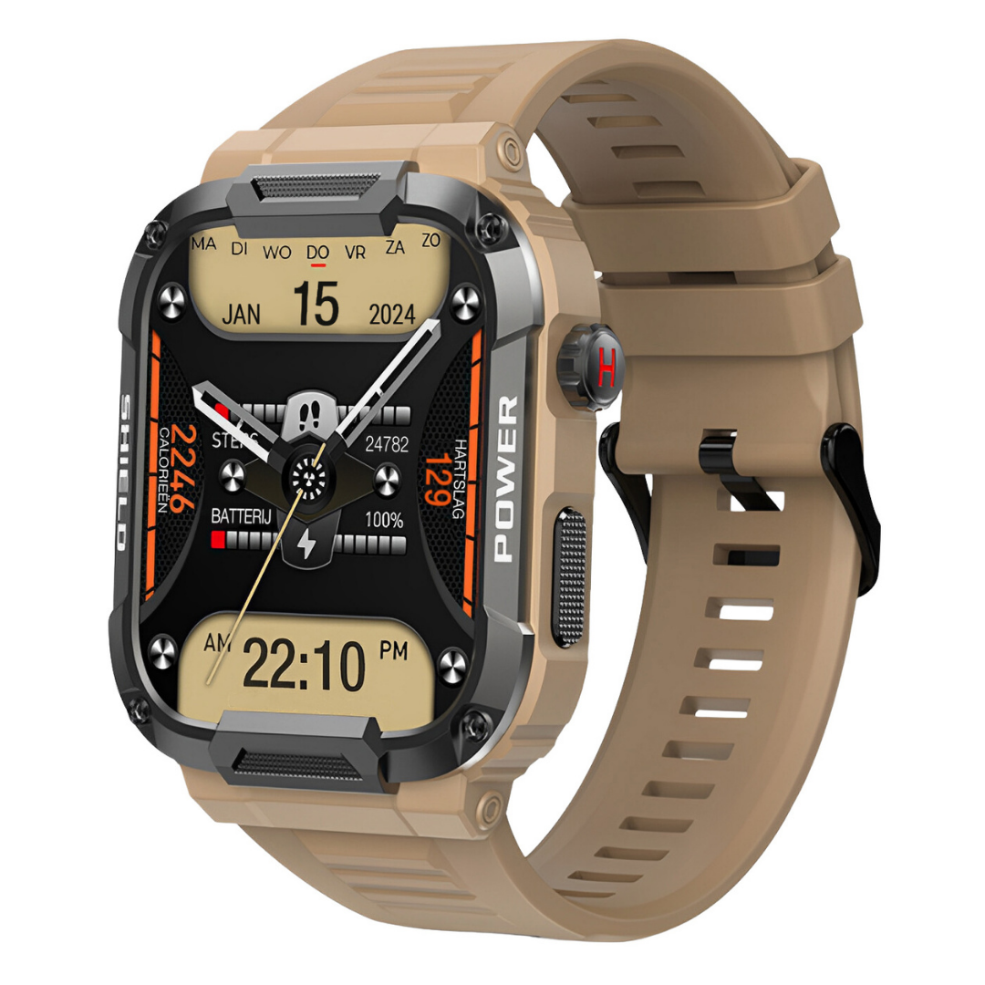 Robuuste Smartwatch voor Heren - IronPulse X1