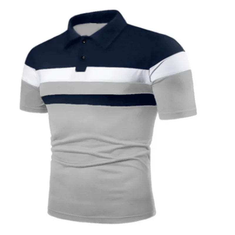 Vardi Dante™ Abel Plus Size Polo | Gestreept & Stijlvol