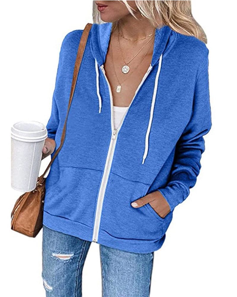 Dames Zipped Hoodie - Mila