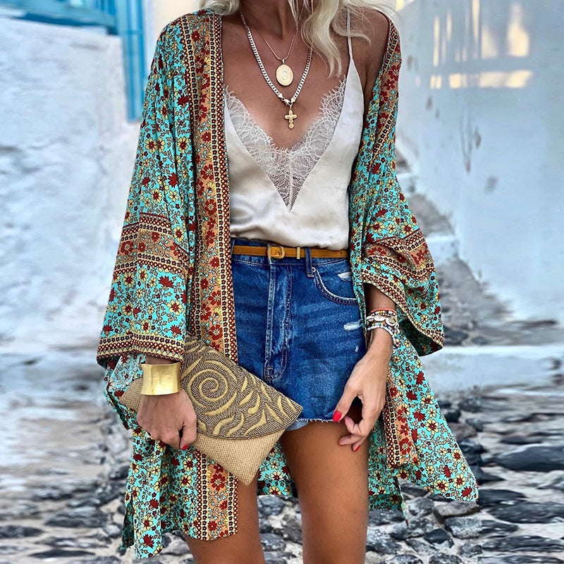 Trendige Boho Dames Vest met Patroon – Elara