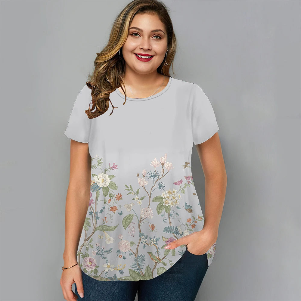 Vardi Dante™ Loïs Plus-Size T-Shirt | Vrolijk & Zomers