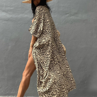 Boho Chiffon Strandblouse met Kimonomouwen – Ziva