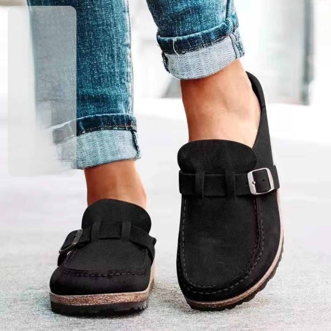 Suède Dames Loafers – Giulia