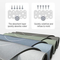 Sneldrogende, Super Absorberende Badmat - AquaComfort