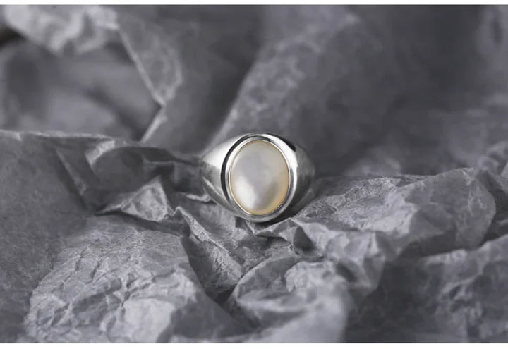 Pinctada Albina Zilveren Ring - Isla