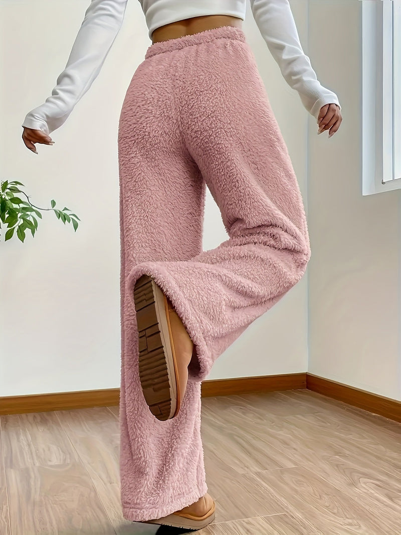 Zachte Teddy Sherpa Loungebroek Voor Dames – Noémie