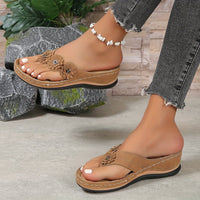 Comfortabele Bruine Dames Sandalen - Elara
