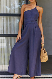 Mouwloze Dames Jumpsuit met Losse Pasvorm – Mireille