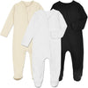 Baby Pyjama Met Voeten En Wanten - 3 Stuks