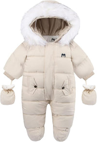 Baby Winter Jumpsuit Met Capuchon
