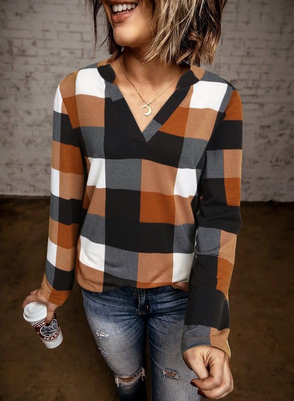 Stijlvolle Casual Geruite Damesblouse - Lara