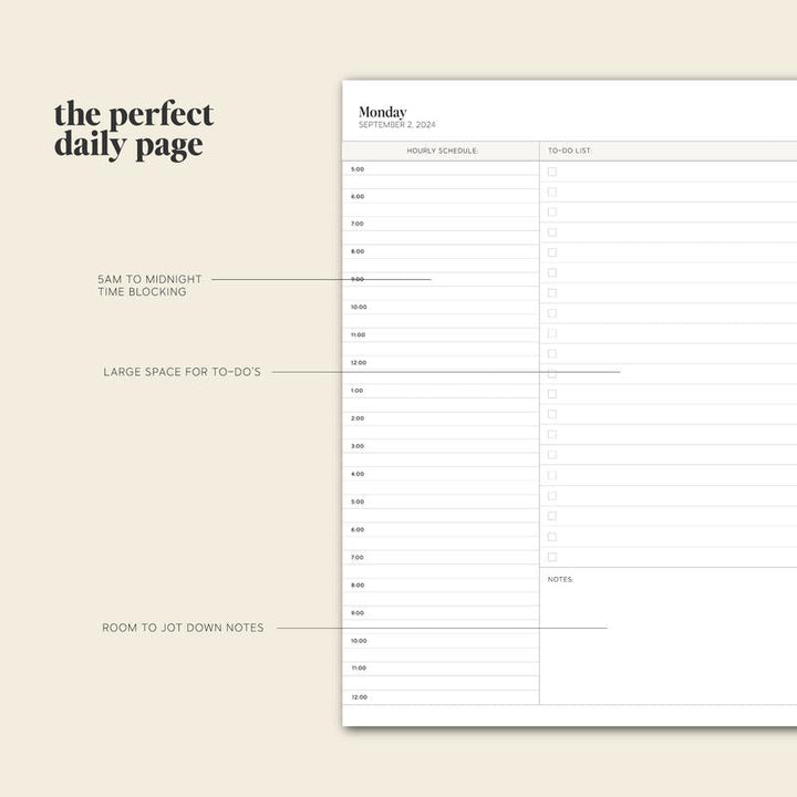 Dagelijkse Planner 24-25 - PlanEase
