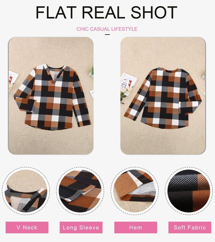 Stijlvolle Casual Geruite Damesblouse - Lara