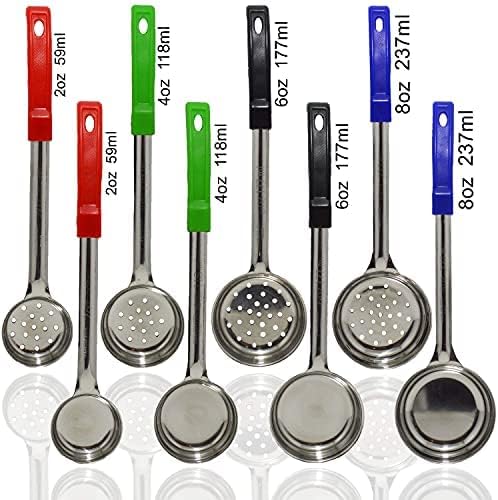 Portie Controle Serveerlepels Set – 8-Delig Maatlepels