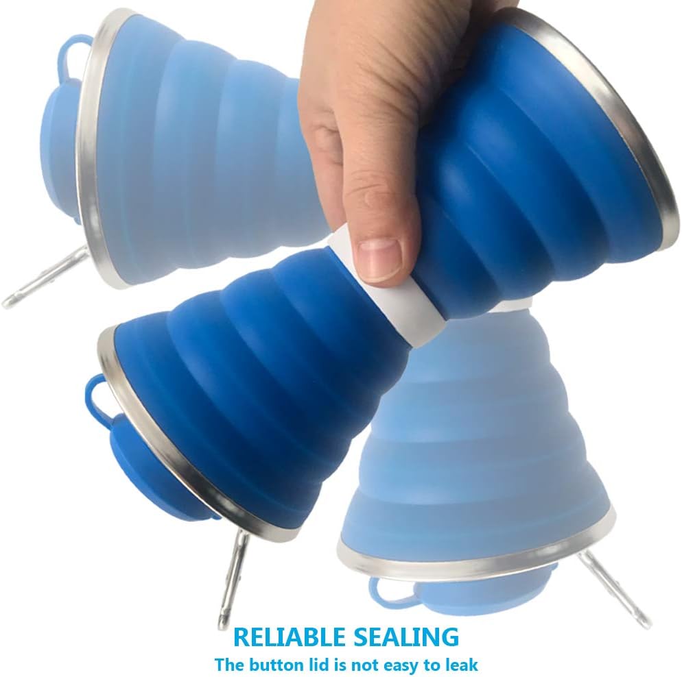 Inklapbare Waterfles met Carabiner