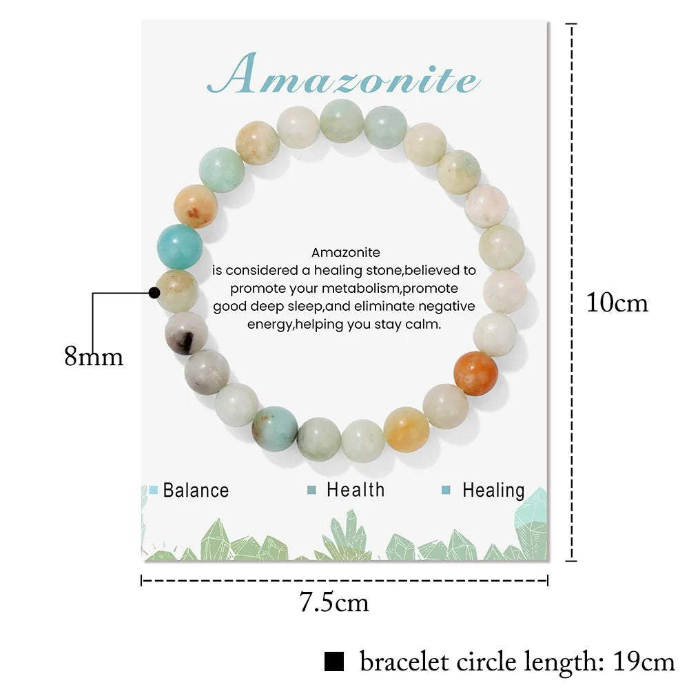 Natuurlijk Kristal Genezende Energie Armband - Aria