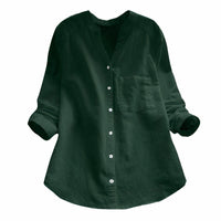 Luchtige Katoenen Linnen Dames Blouse – Maëlle