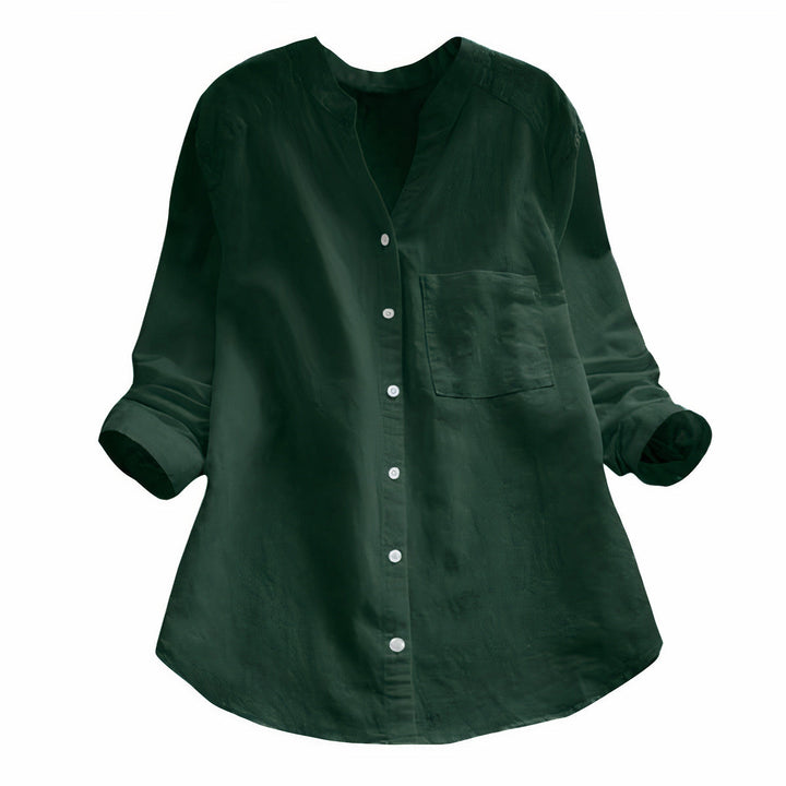 Luchtige Katoenen Linnen Dames Blouse – Maëlle