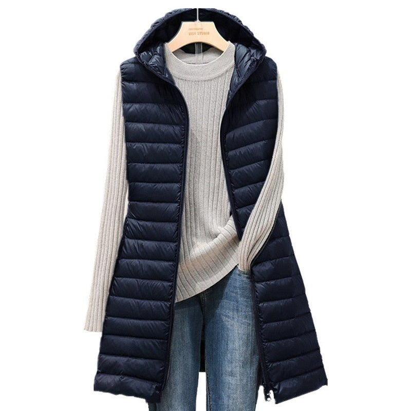 Comfortabele Lange Dames Bodywarmer - Rianne