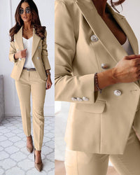 Tweedelige Dames Slim-Fit Set voor moderne zakelijke looks - Valentina