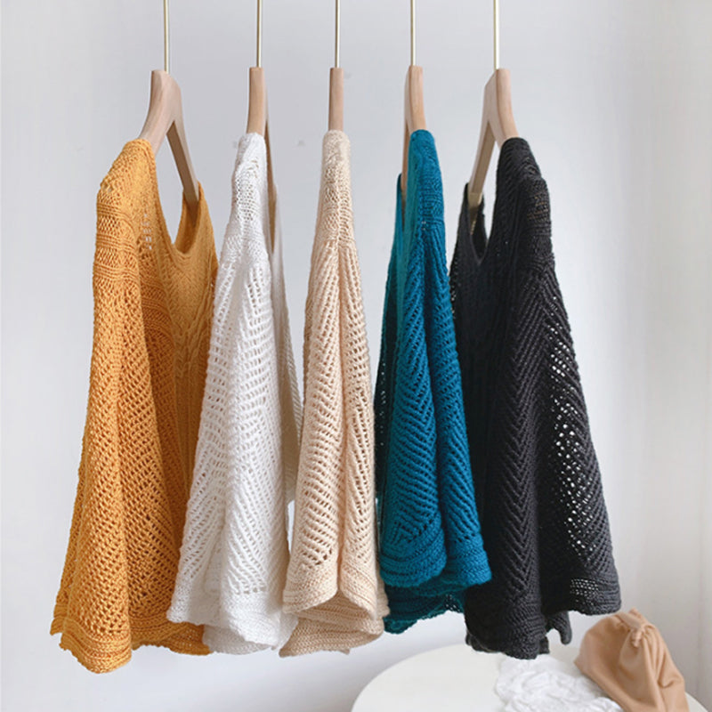 Dames IJszijden Sjaal met Brei & UV-bescherming – Amira