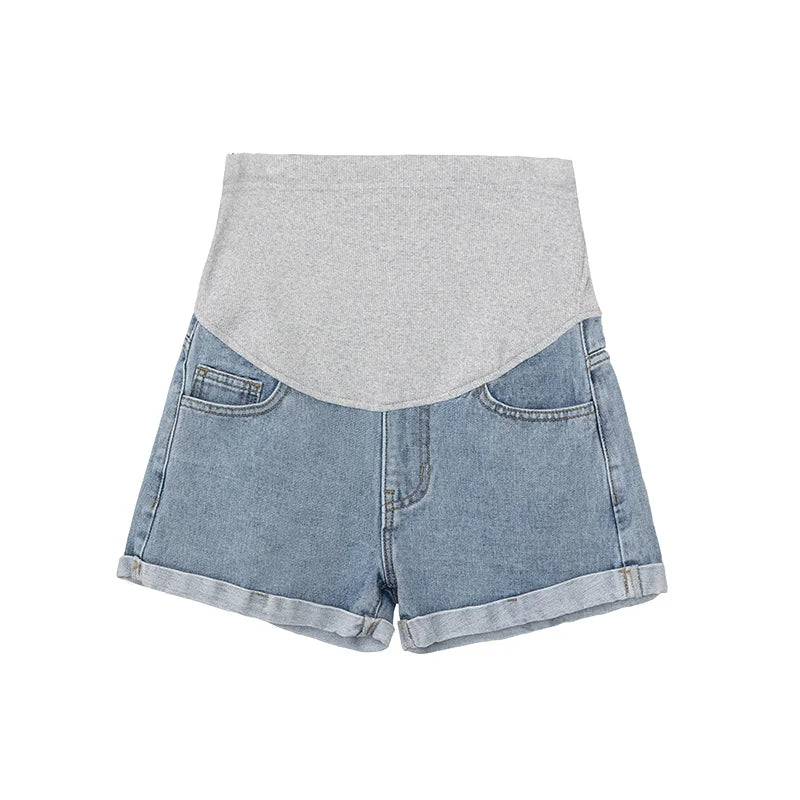 Vardi Dante™ Natasja Zwangerschapsshort | Denim & Comfortabel