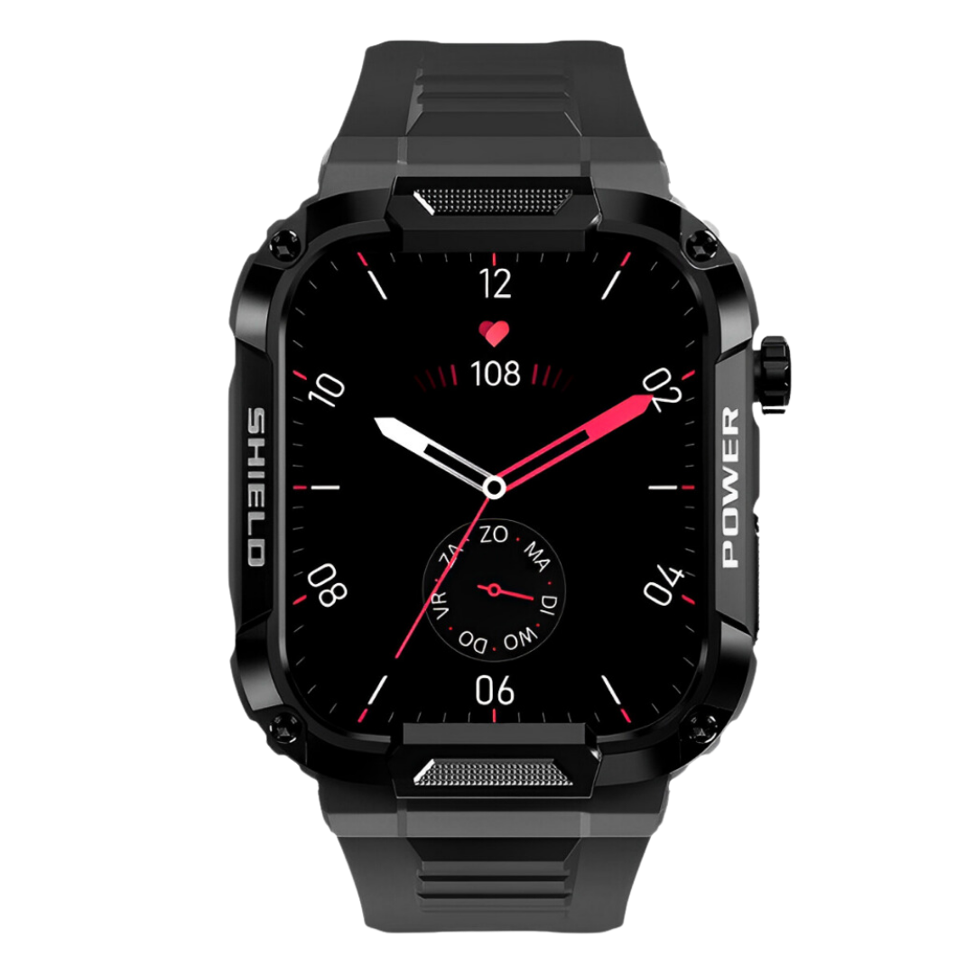 Robuuste Smartwatch voor Heren - IronPulse X1