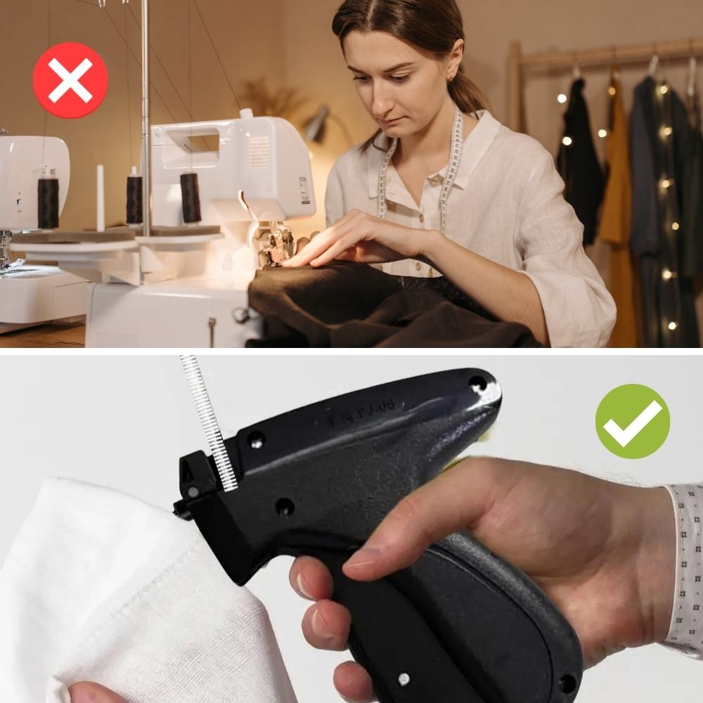 Draagbaar Mini Naaimachientje - Stitchly