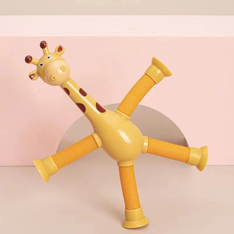 Flexibel Giraffe Speelgoed met Zuignap - StretchyGiraffe