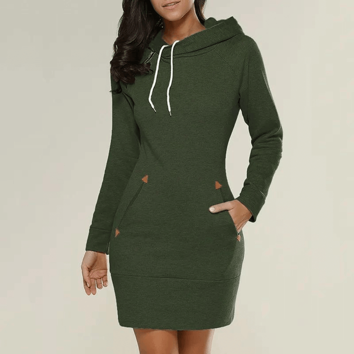 Hoody Sweatjurk met Zakken - Isabella