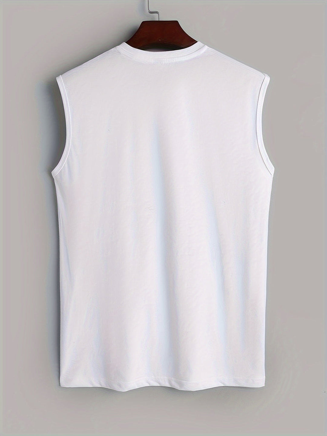 Koszula męska bez rękawów z bawełny z nadrukiem ptaków - Noah