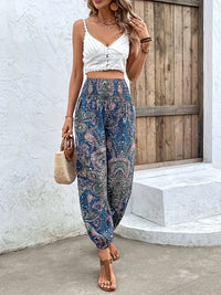 Boho-Chique Dames Broek met Grafische Print – Solara