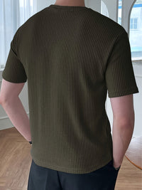 Luchtig Groen Heren T-shirt - Milan