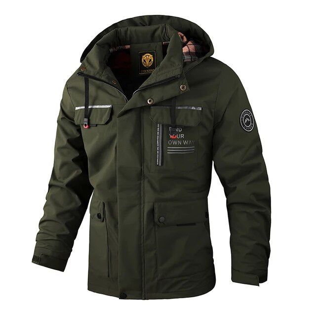 Vardi Dante™ Winterparka met Fleecevoering | Winddicht jack met capuchon