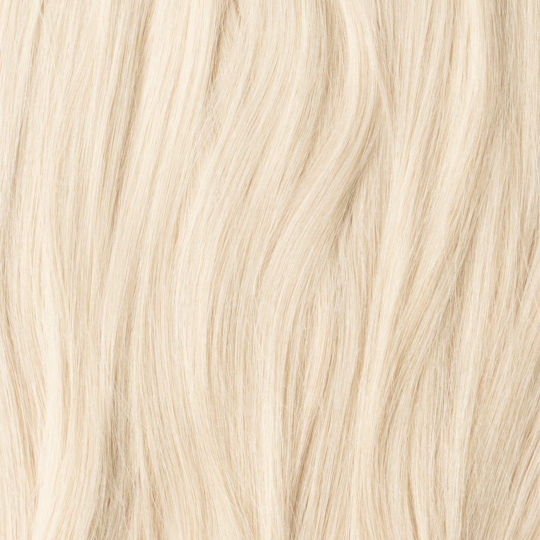 Naadloze Hairextensionstrook – SilkLine (Light Ash Blonde 60B)