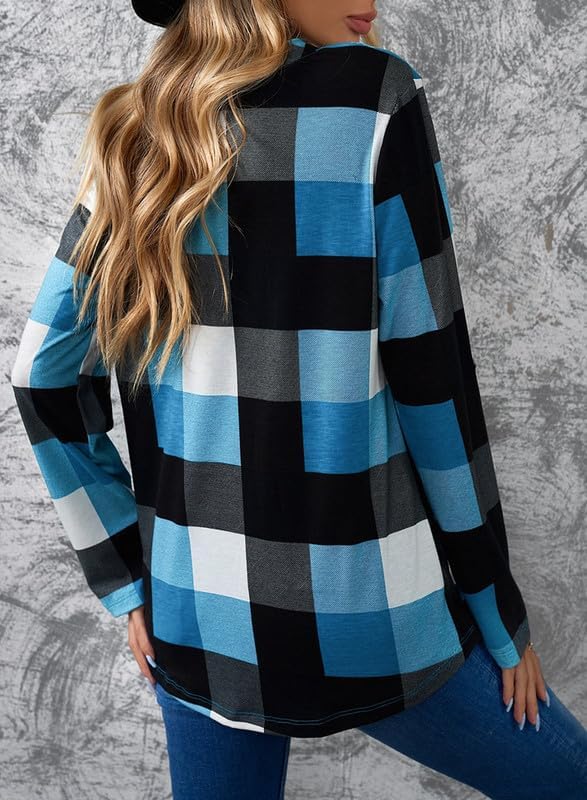 Stijlvolle Casual Geruite Damesblouse - Lara