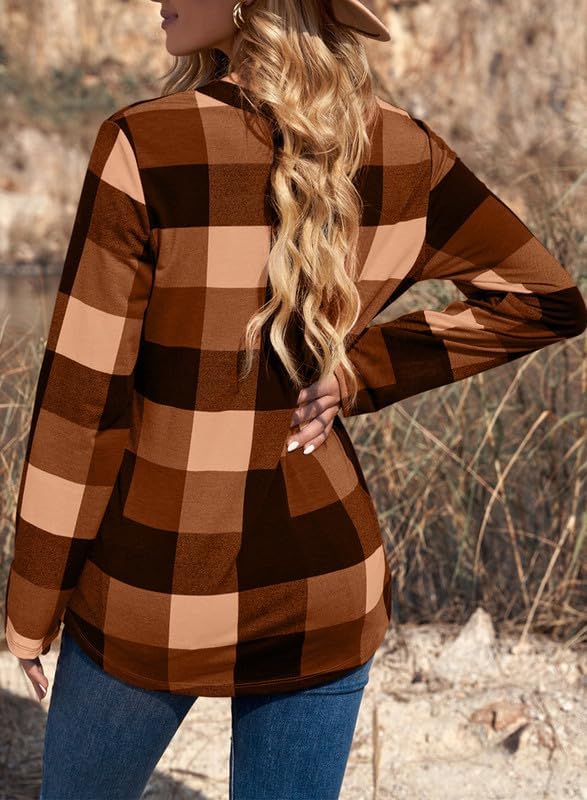 Stijlvolle Casual Geruite Damesblouse - Lara