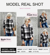 Stijlvolle Casual Geruite Damesblouse - Lara