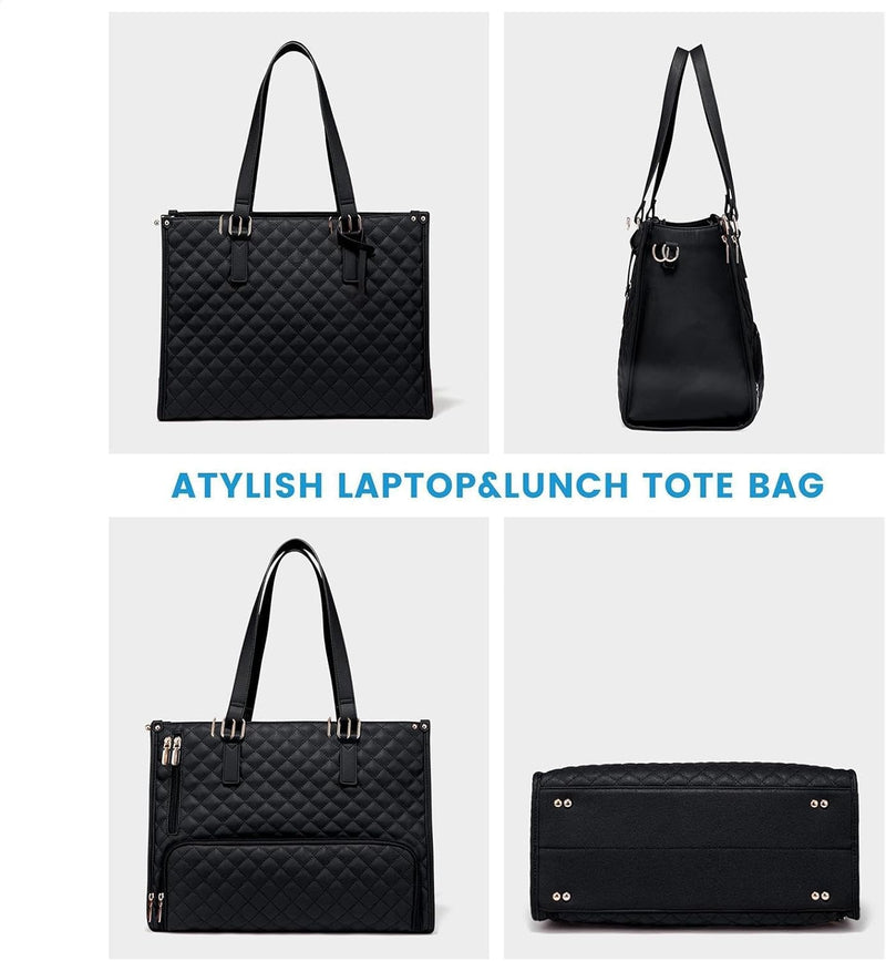 2-in-1 Geïsoleerde Lunch- en Laptoptas voor Werk en Reizen