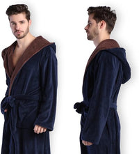 Luxe Heren Badjas met Capuchon - Lars