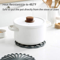 Set van 3 Siliconen Onderzetters: Hittebestendige Warmte Pads