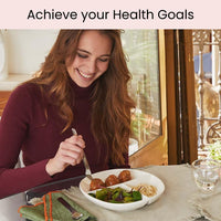 Portion Control Bord voor Diabetische & Bariatrische Dieet - Porselein