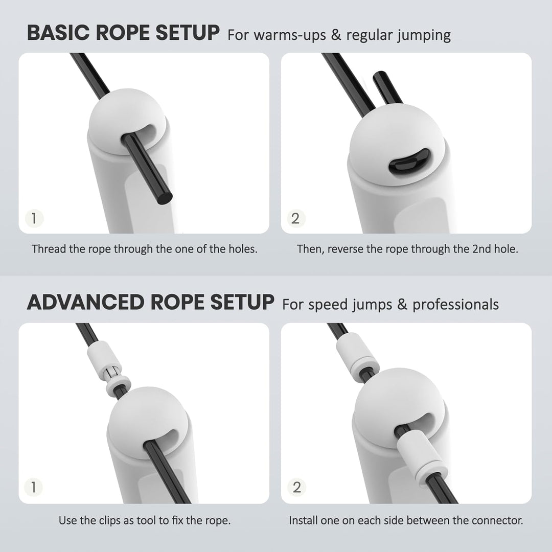 Multifun Digitaal Speed Springtouw met Calorieënteller