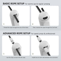 Multifun Digitaal Speed Springtouw met Calorieënteller