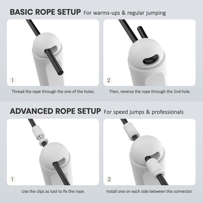 Multifun Digitaal Speed Springtouw met Calorieënteller